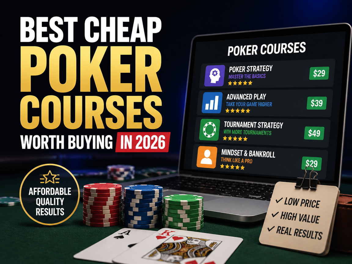 Best Cheap Poker Courses Worth Buying in 2026