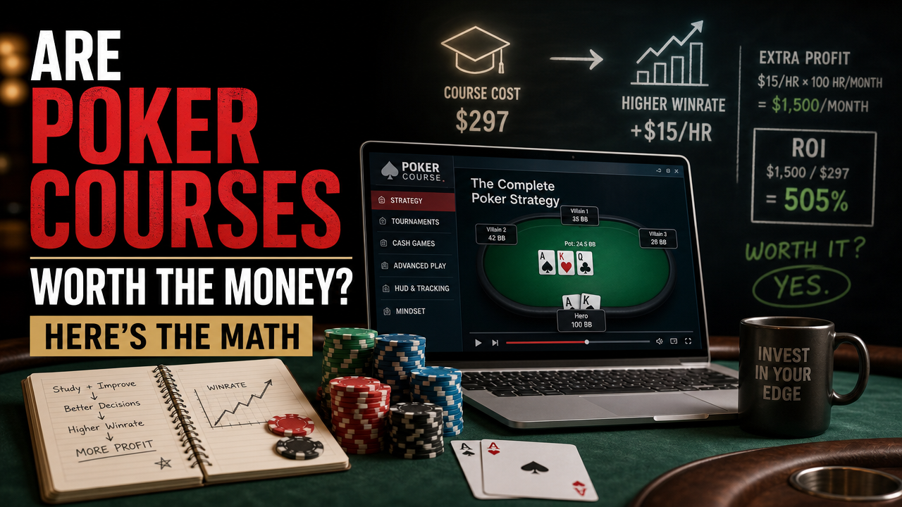 Are Poker Courses Worth the Money? Here's the Math