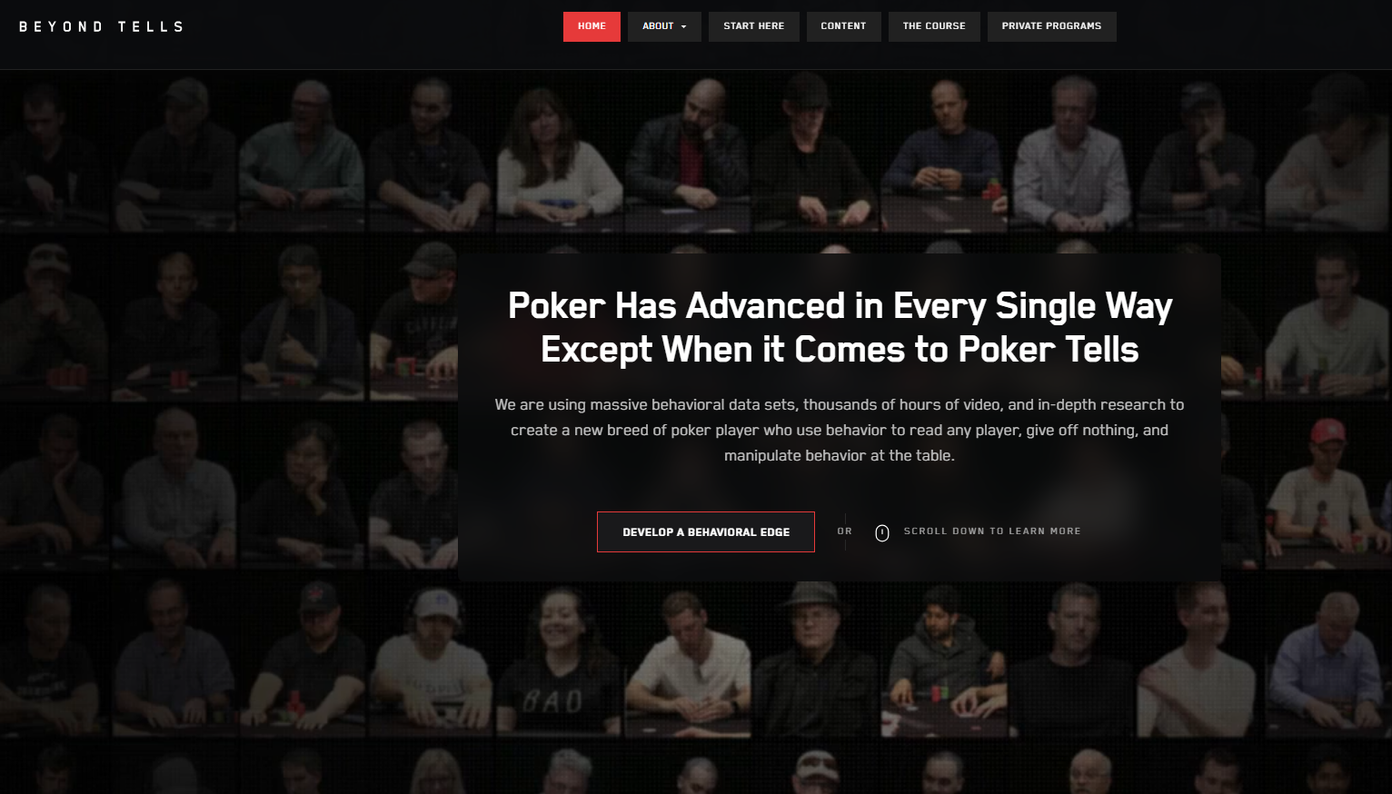 Beyond Tells: The Behavioral Edge – Mastering Poker Psychology  Live Player Reading