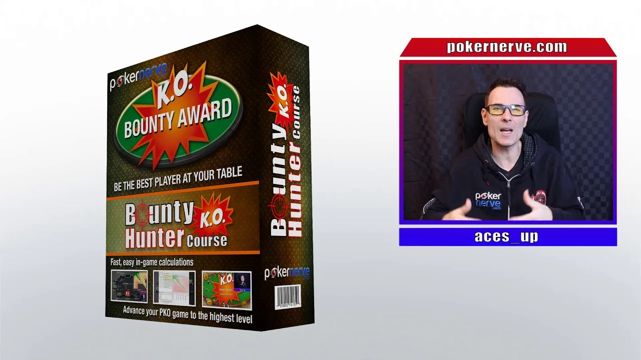 Pokernerve Bounty Hunter: Advanced Progressive Knockout (PKO) Tournament Course
